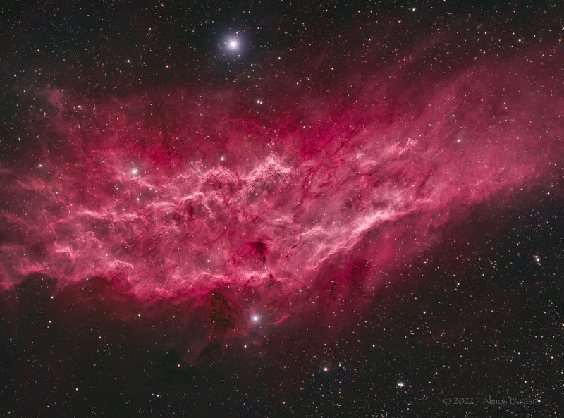 NGC1499 - Kalifornia-köd (Viharos óceán túl az operencián)