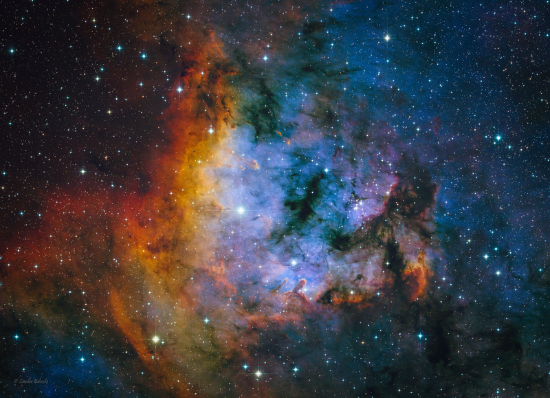 A Kozmikus Kérdőjel-köd (NGC7822, Sh2-171) - SHO vágott verziók