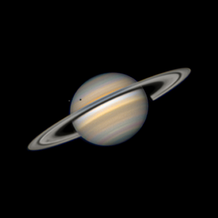 Szaturnusz és Tethys transit