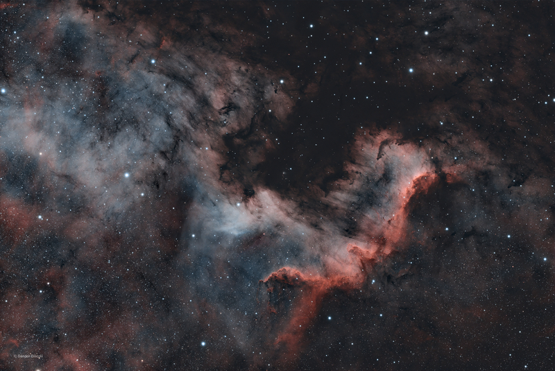 NGC7000 (Észak-Amerika-köd) Cygnus wall - full