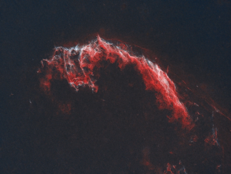 Fátyol köd NGC6992 HaOO Csillagtalanítva
