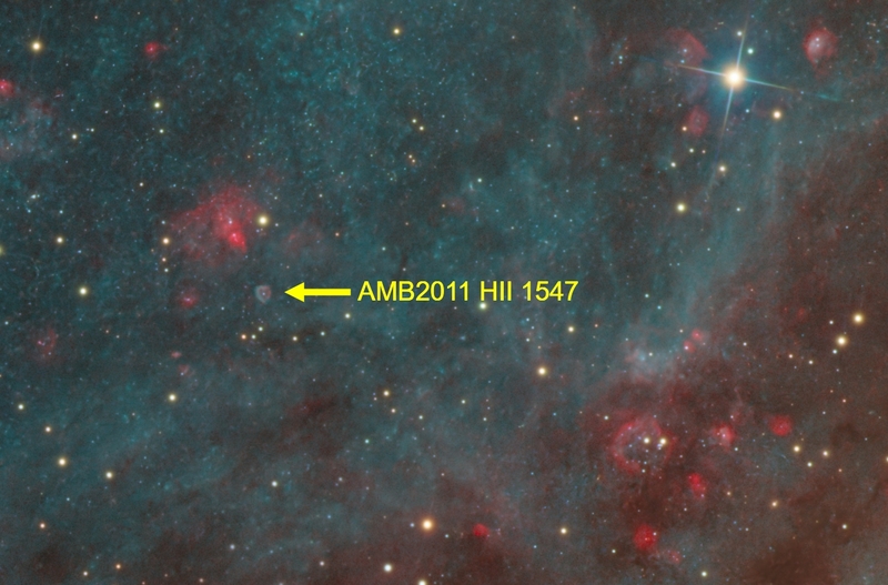 AMB2011 HII-547 szupernóva maradvány