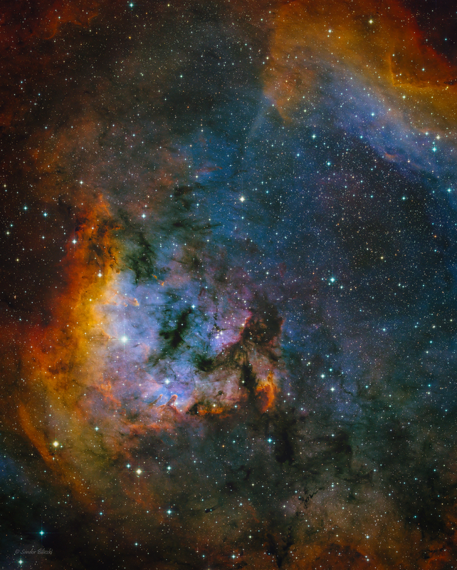 A Kozmikus Kérdőjel-köd (NGC7822, Sh2-171) - SHO vágott verziók