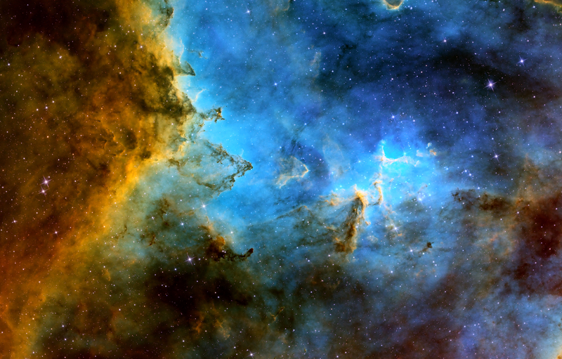 Ic 1805 központi régiója SHO