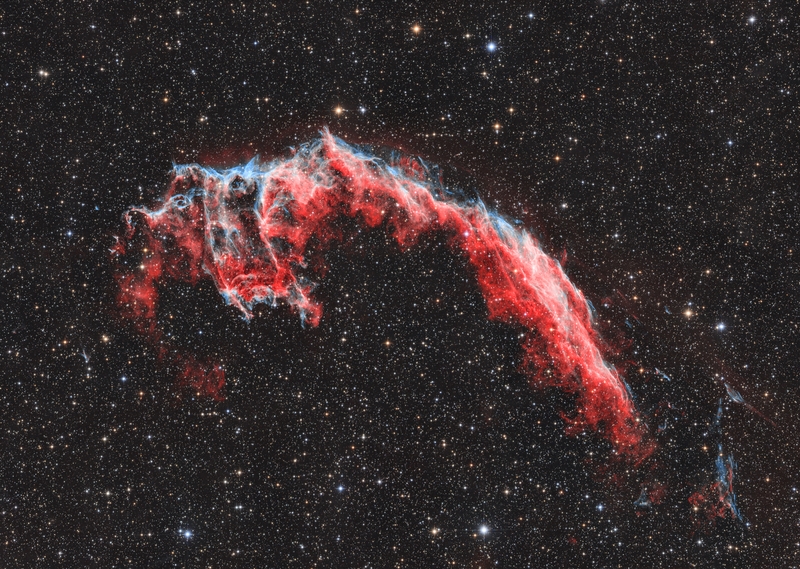 NGC 6992 Keleti Fátyol-köd SIRIL