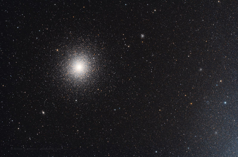 A 47 Tucanae és a Kis Magellán-felhő pereme