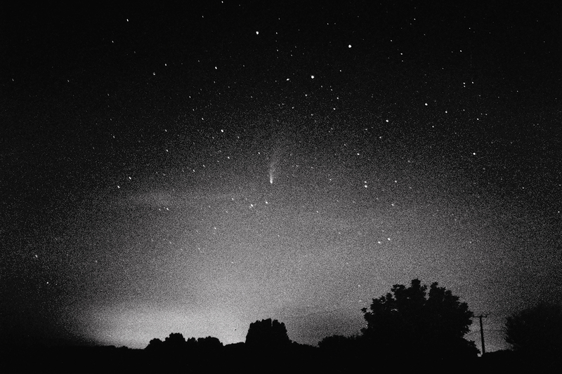 Shadow of the Comet in Silver Gelatin