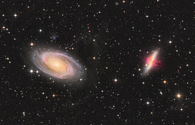 M81 és M82 HαLRGB