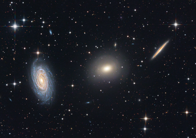 Kozmikus hármas – NGC 5985, NGC 5982 és NGC 5981