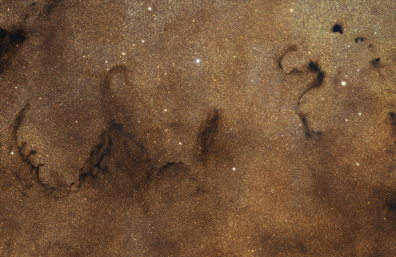 Barnard 262 és Barnard 72 Kígyó-ködök