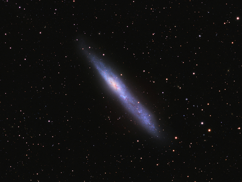 NGC 55 Gyöngyfüzér-galaxis