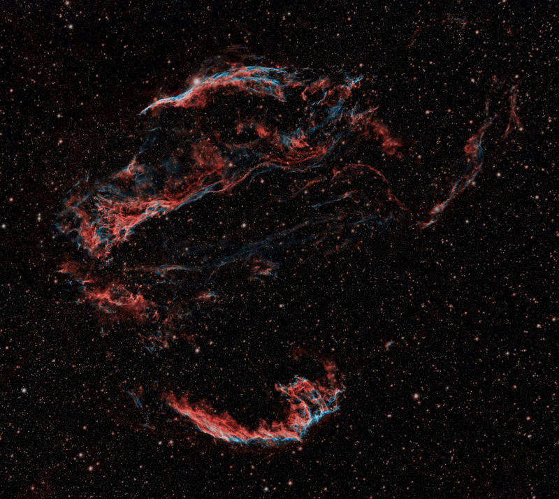NGC 6992 – Fátyol-köd korrigált