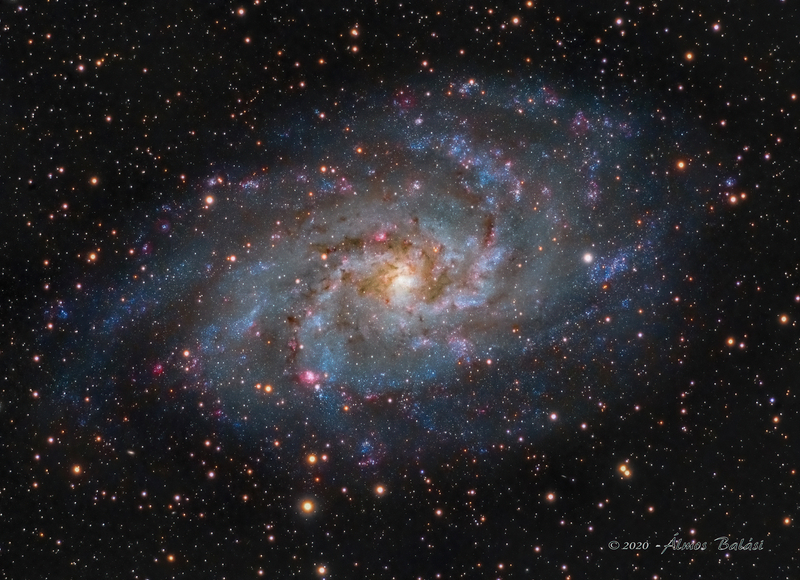 M33 - Triangulum-galaxis - OSC-HDR