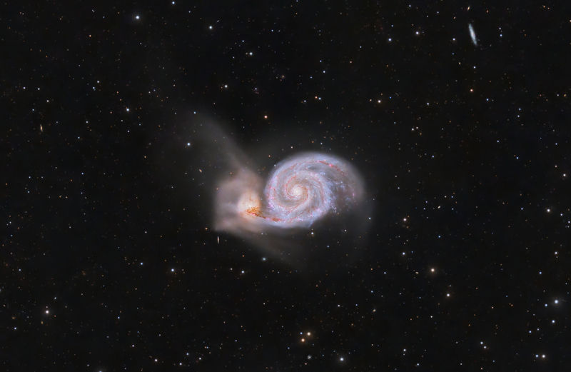 M 51 - Örvény-galaxis - Canes Venatici