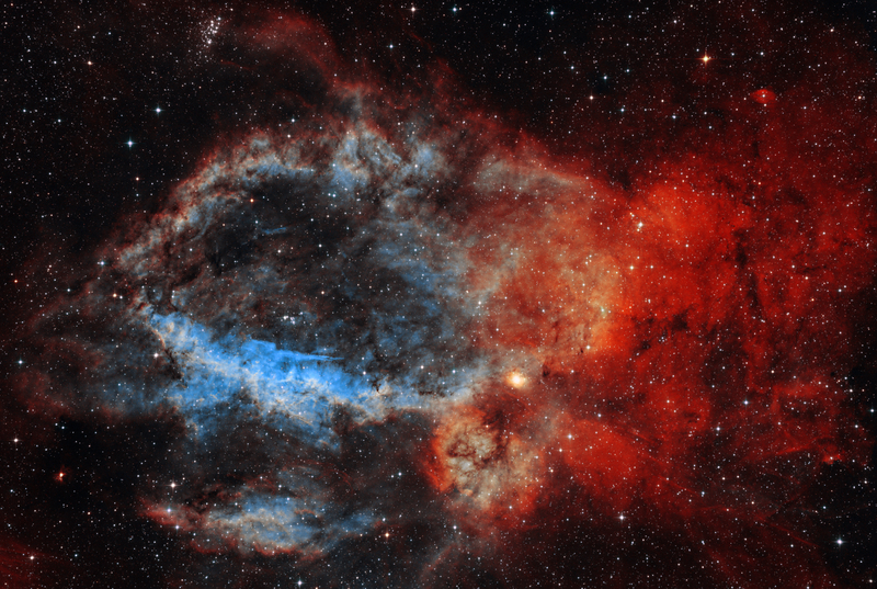 SH2-157 (Lobster Claw Nebula)