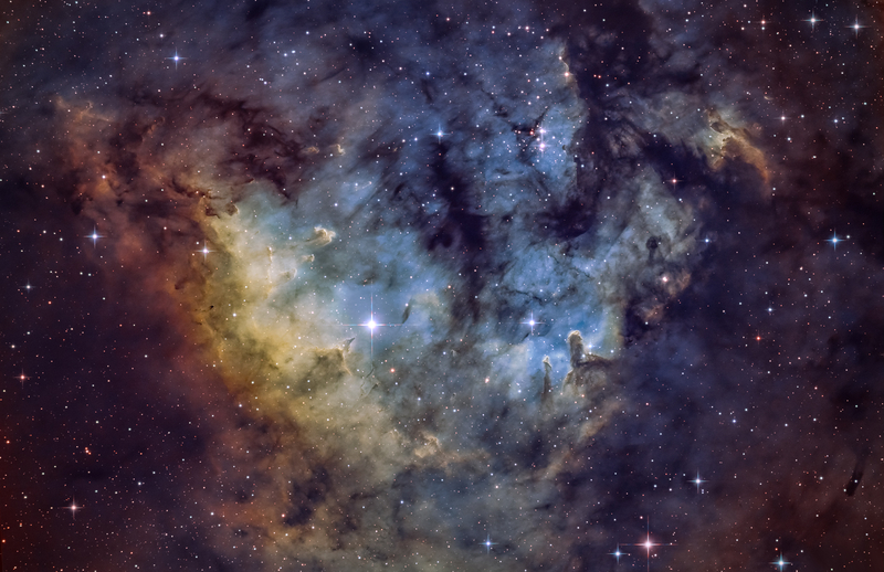 NGC7822 - Ördögfej-köd (PixInsight első feldolgozásom)