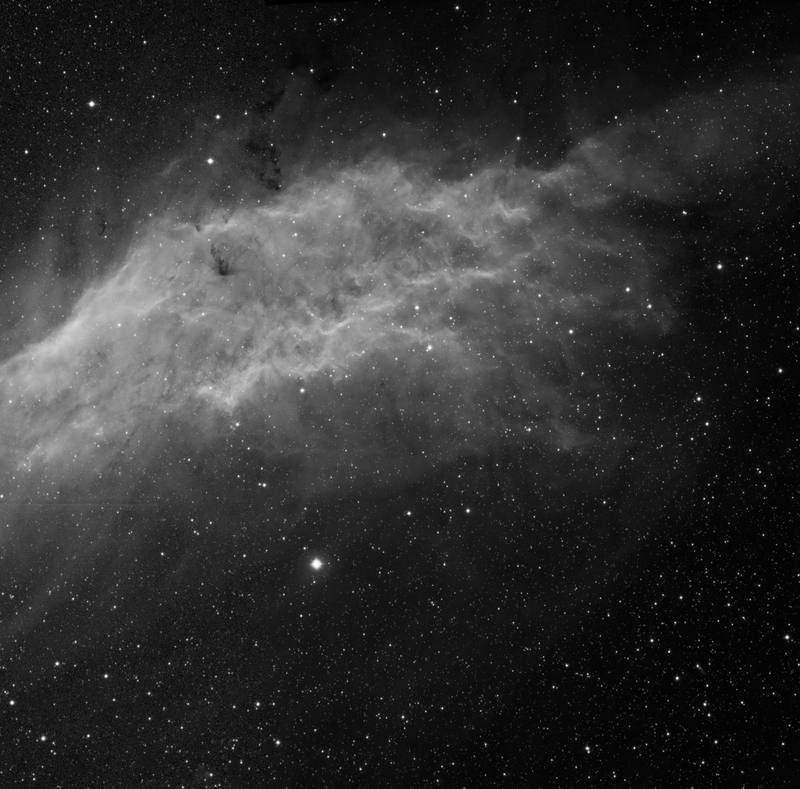 NGC 1499 részlet (Ha)