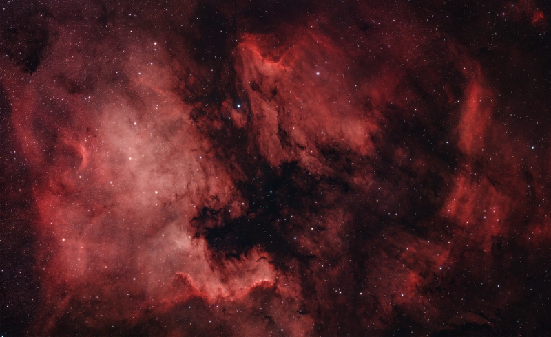 Mini távcső teszt (NGC7000)
