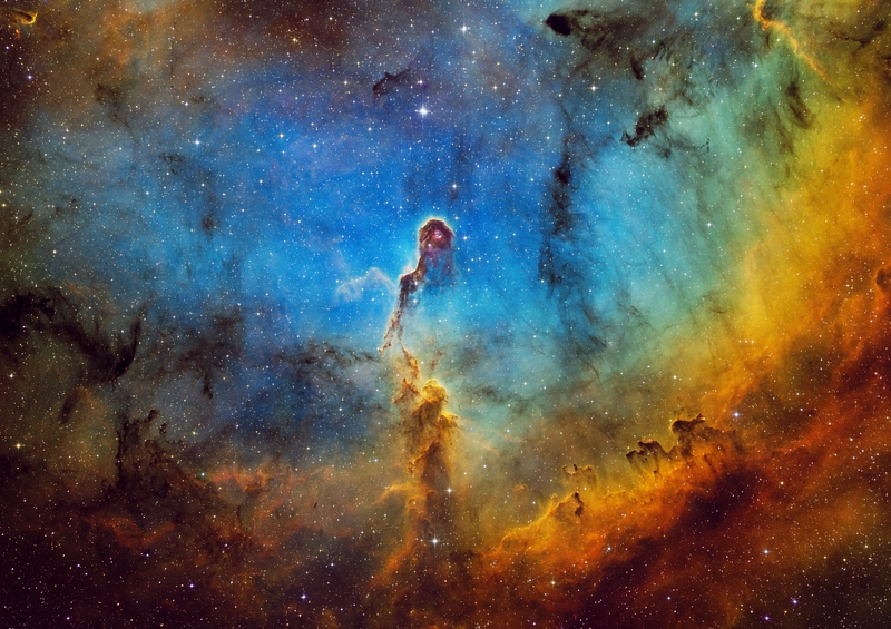 Elefántormány-köd (IC 1396) - FULL