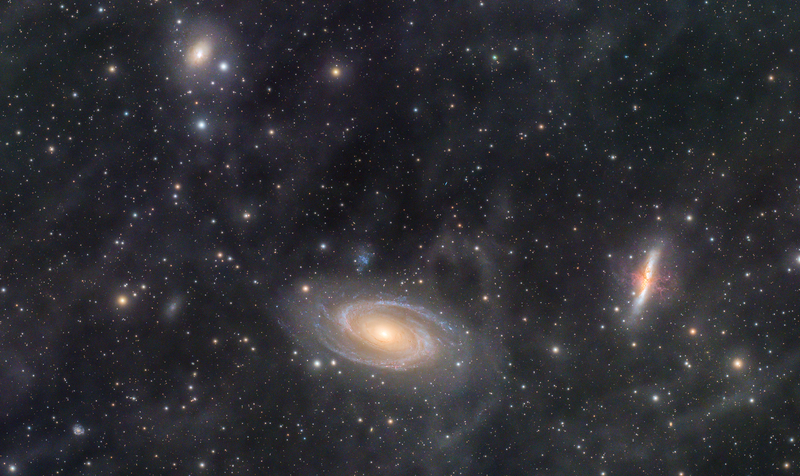 M81,M82 és NGC3077 első nekifutás.