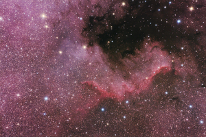 NGC 7000 Észak-Amerika köd részlet