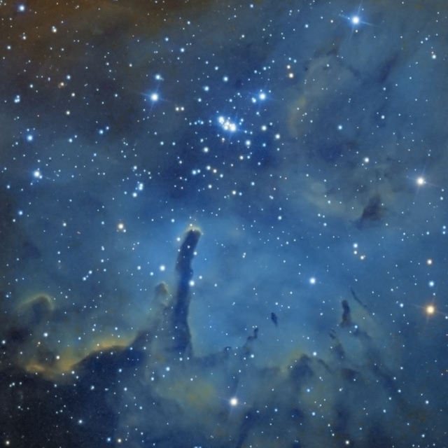 Sh2-86 (NGC 6823 nyílthalmaz)
