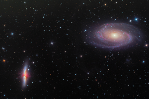 Bode galaxisa és a Szivar-galaxis   